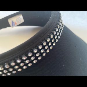 Sun Visor/Swarovski Crystals